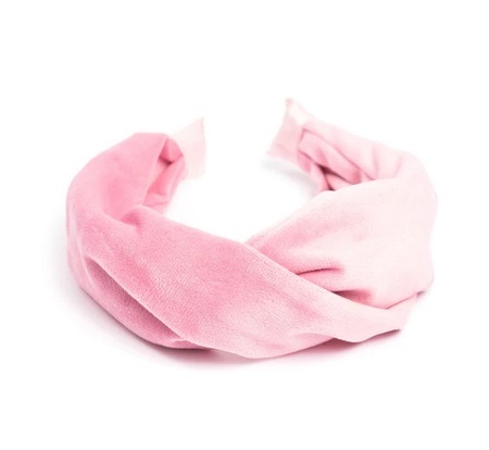 Hiuspanta Folded Velvet Pink