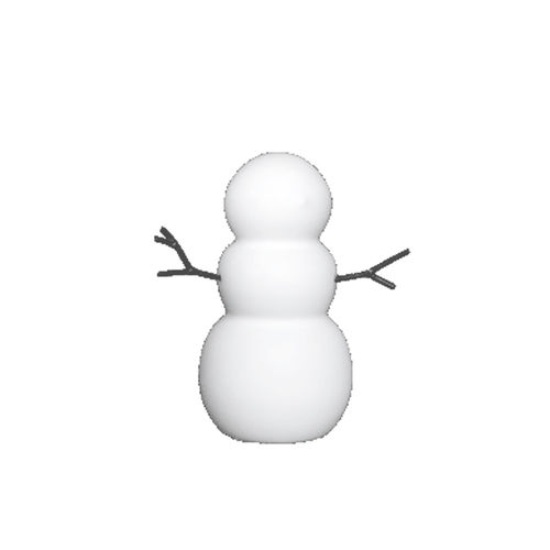 Koristelumiukko DBKD Snowman (eri kokoja)